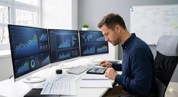 Графики и аналитика на дисплее